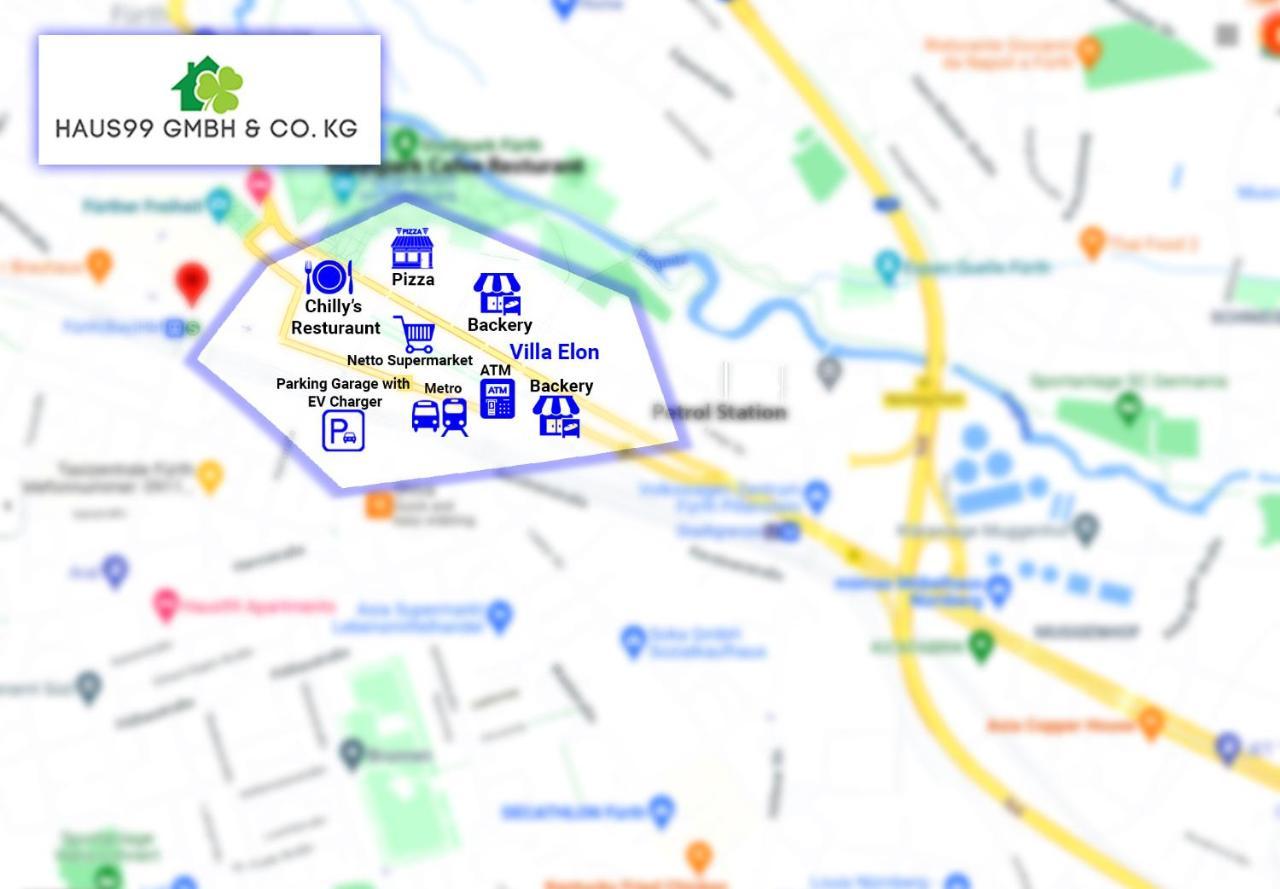 Aparthotel Villa Elon เฟือร์ท ภายนอก รูปภาพ